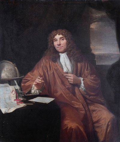 Portrait of Anthonie van Leeuwenhoek by Jan Verkolje